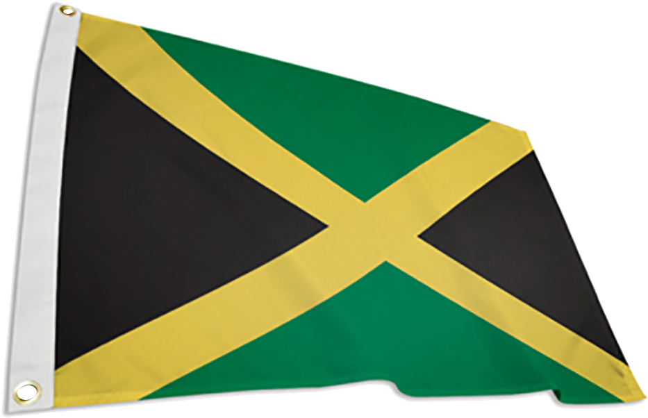 Jamaica International Flag - Triangle (1944x1296), Png Download