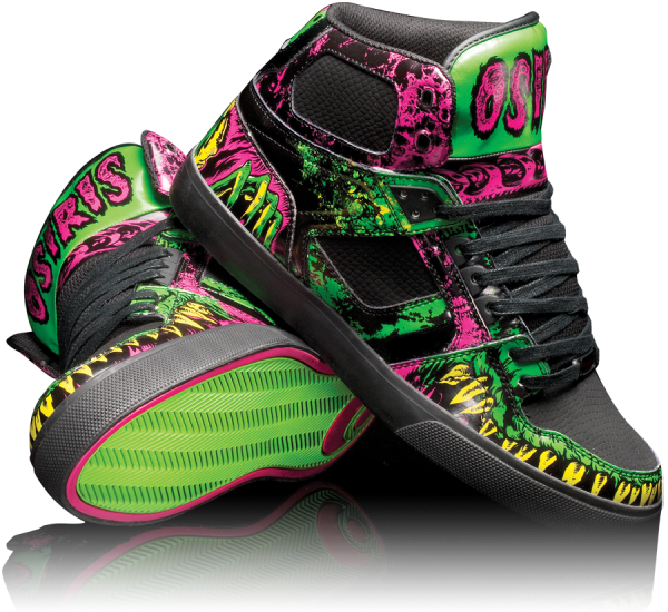 Osiris High Tops (600x550), Png Download