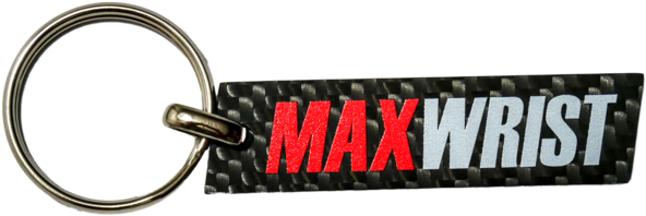 Carbon Fiber Keychain - Max Wrist Keychain (620x623), Png Download