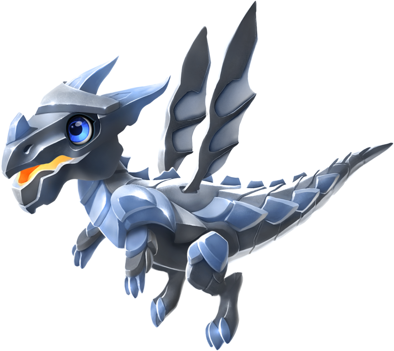 Metal Dragon - Dragon Mania Legends Metal Dragon (1376x1226), Png Download