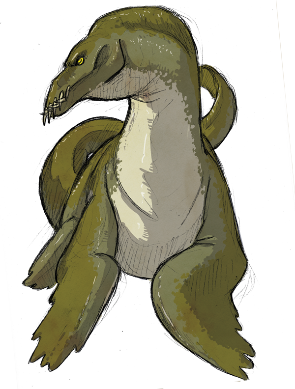 Stanley The Liverpool Avalon Dock Monster - Illustration (600x792), Png Download