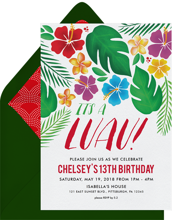 It S A Invitations Greenvelope Com Its - Graphic Design (550x701), Png Download