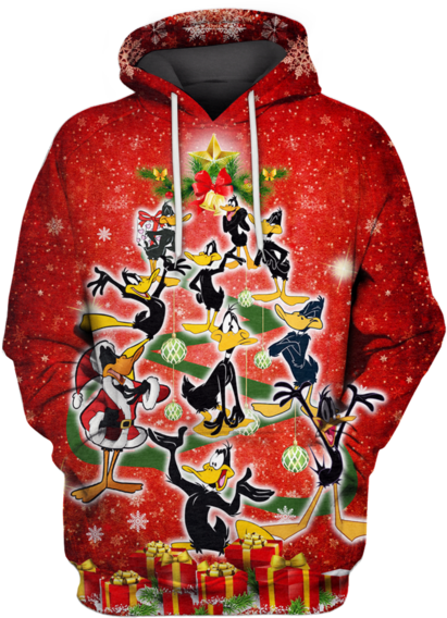 3d Daffy Duck Tshirt - Sweatshirt (600x599), Png Download