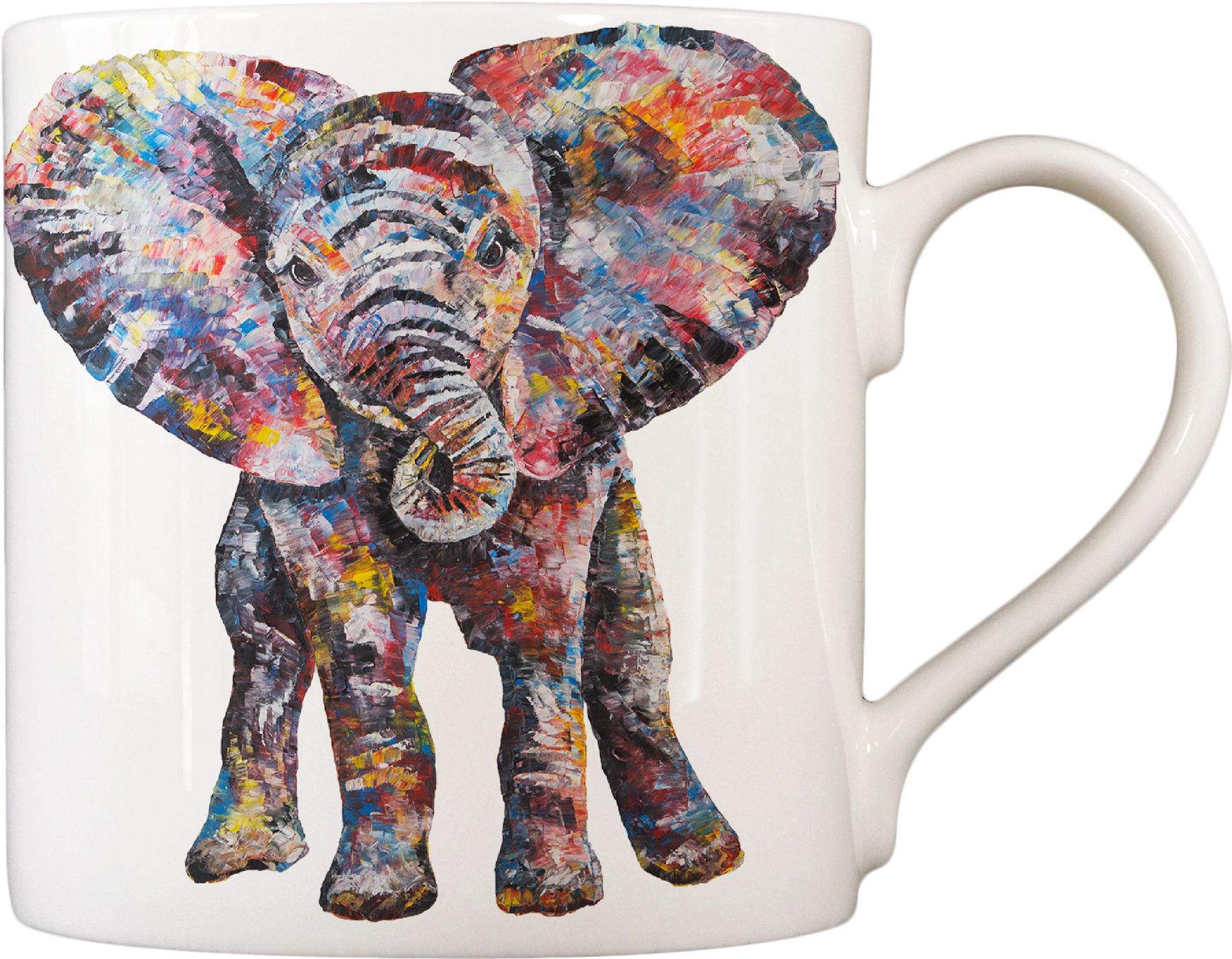Baby Elephant 'nelly' Fine Bone China Mug - Mug (1830x1379), Png Download