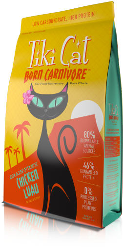Tiki Cat Born Carnivore Gf Chicken Luau - Kitten (600x600), Png Download