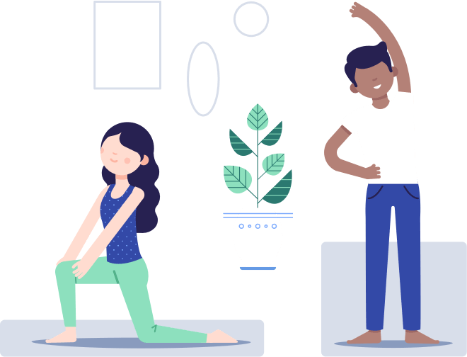 Get Your Personalized Kaia Therapy Plan With 250 Exercises - Cartoon (660x504), Png Download