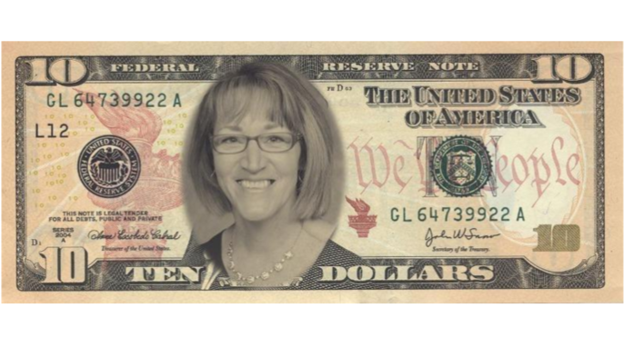 800 X 450 4 - 10 Dollar Bill Lin Manuel Miranda (800x450), Png Download