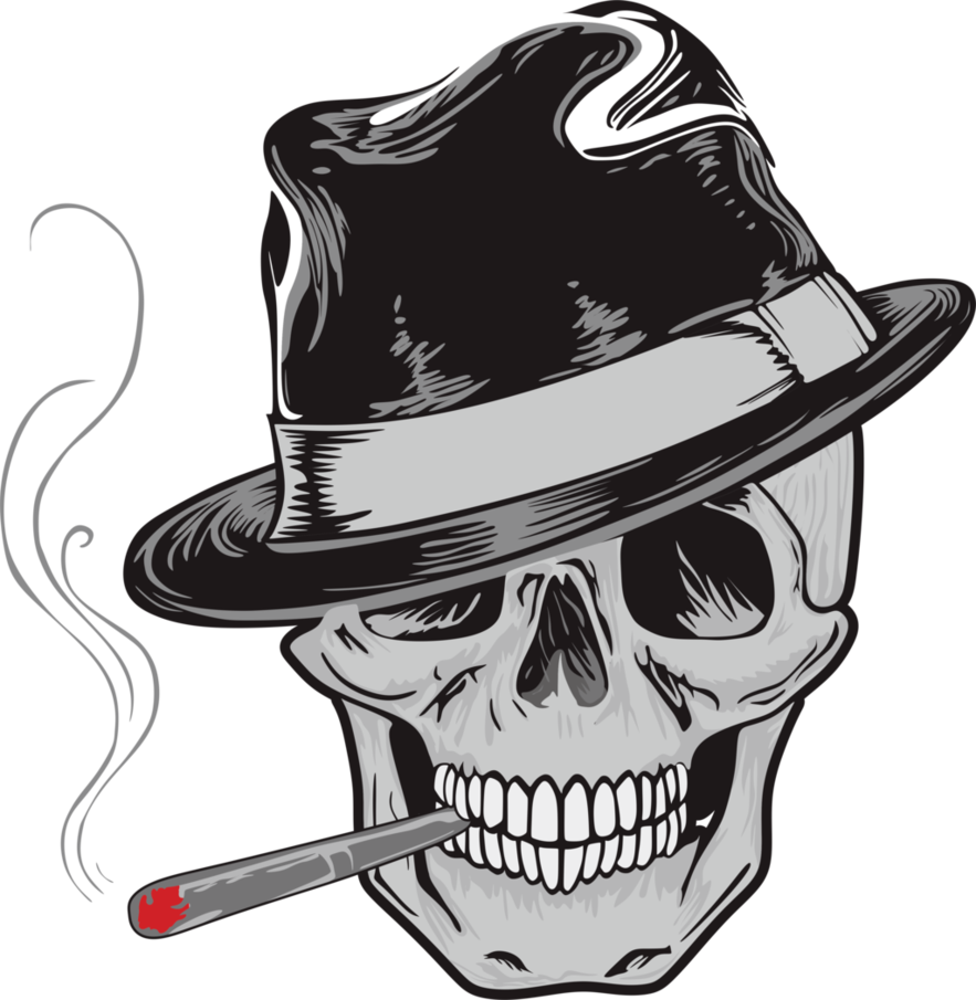 Skull And Crossbones Hat - Skull Crossbones Drawings (883x905), Png Download