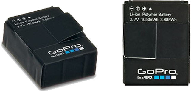 Gopro Hero3 Rechargeable Battery - Baterie Gopro Hero 3 1180 (640x480), Png Download