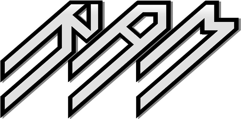 White Winter Font Contoured Thick Black Soft Shadow - Ram Band (800x400), Png Download