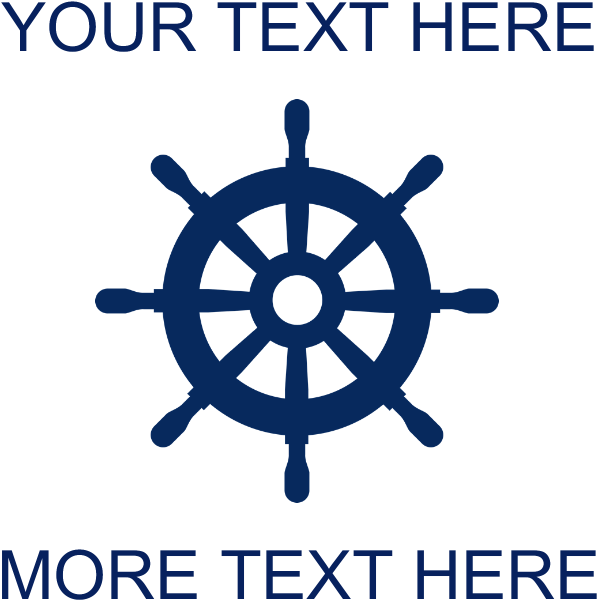 Front Design - Ship Wheel Clipart (700x700), Png Download