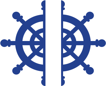 Shipwheel Label For Shoes - Boat Steering Wheel Clipart (1000x1000), Png Download