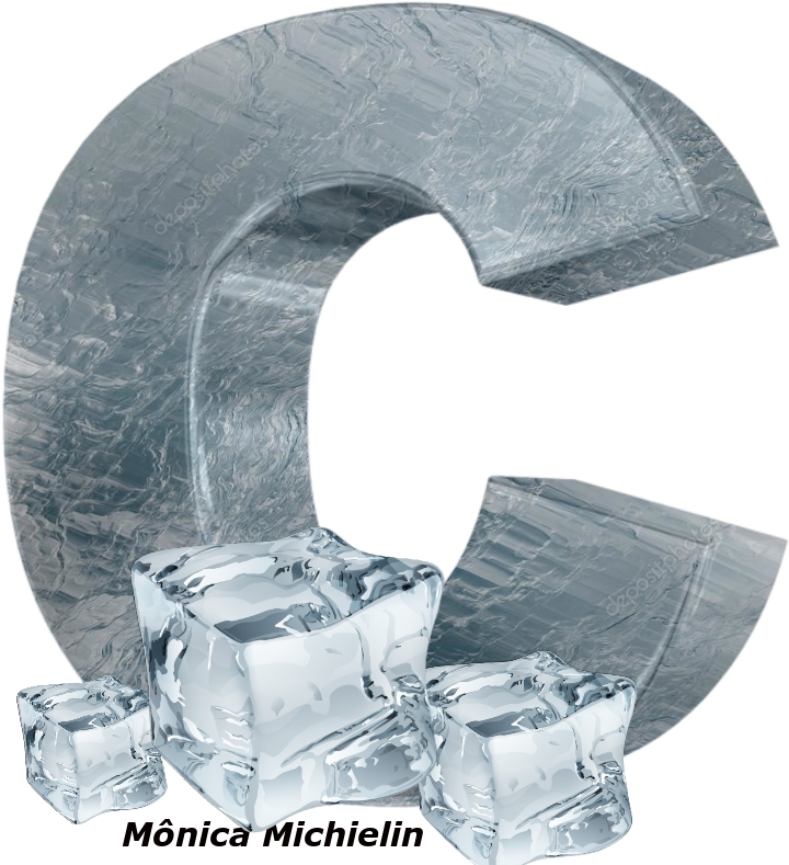 Alfabeto De Gelo Png Textura De Gelo E Cubos De Gelo - Crystal (801x801), Png Download