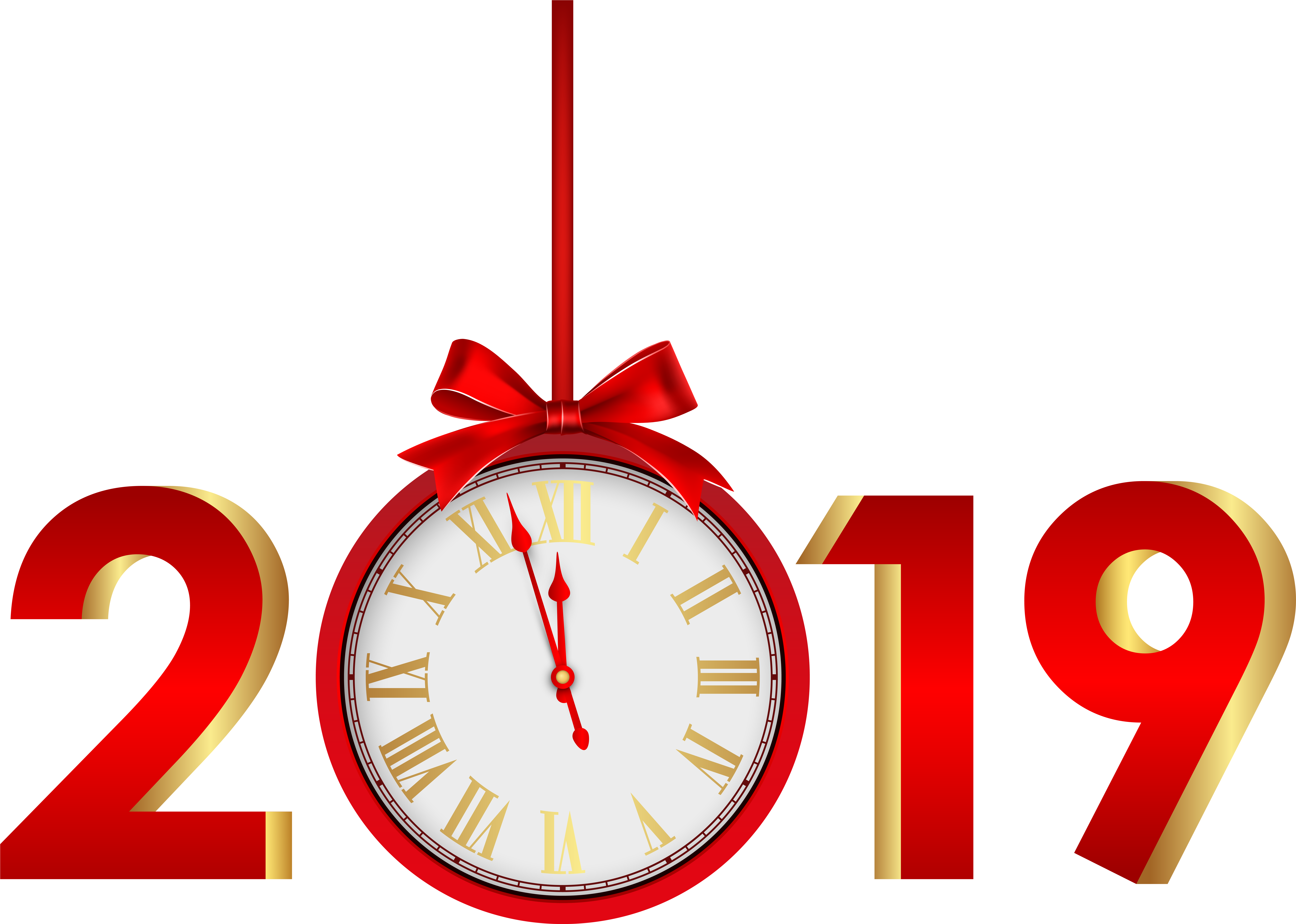 Happy New Year 2019 Png Hd (8000x5727), Png Download