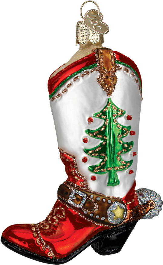 Wonderful Cowboy Boot Christmas Or Nts Another Great - Christmas Boots (1000x1000), Png Download