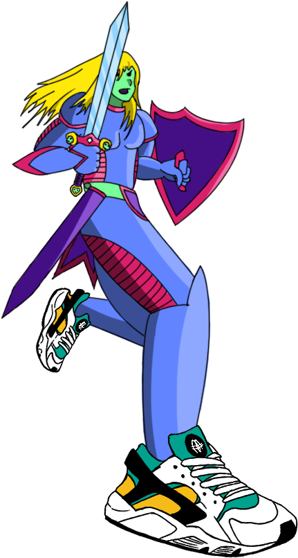 A Character Still From Our Huarache Animation Done - Kickflip (1080x1080), Png Download