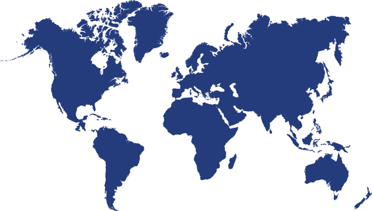 Global Overview - World Map Stencil Png (763x433), Png Download