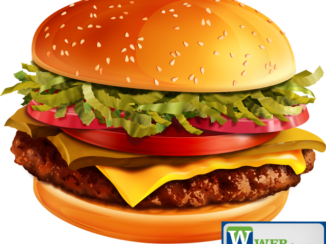 Add To Cart Button Clipart Burger King - عکس با کیفیت همبرگر (640x480), Png Download