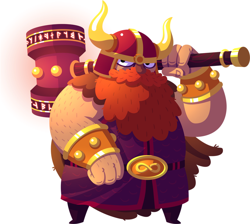 Portrait Full Dwarf - Illustration (870x831), Png Download