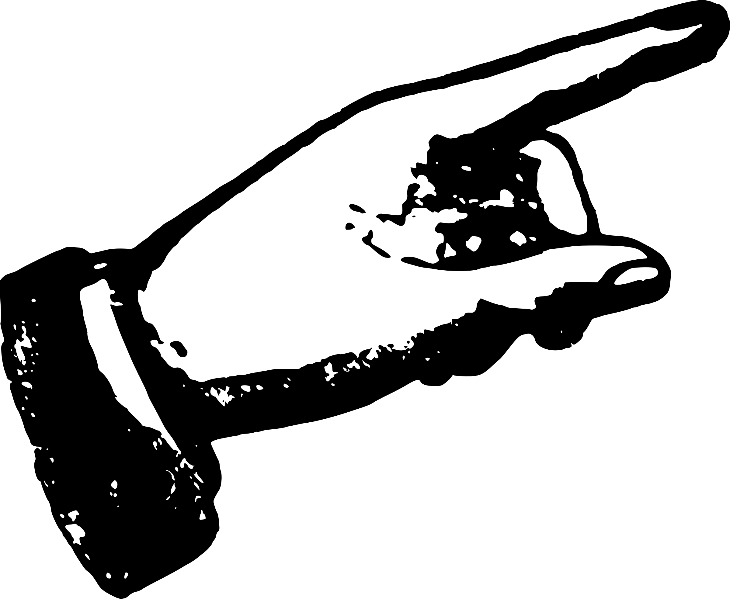 This Free Icons Png Design Of Manicule Mark (2400x1970), Png Download