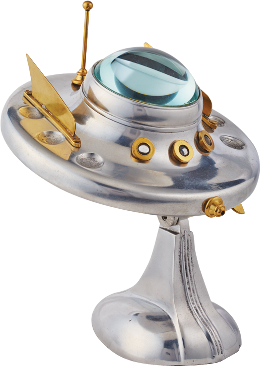 Oofo Spaceman Clock - Figurine (1000x1000), Png Download