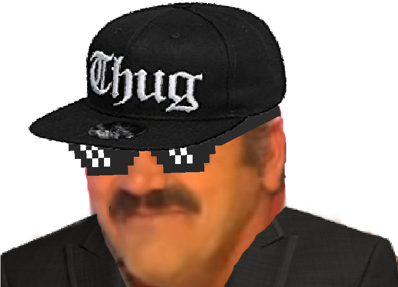 Lien Direct, 2017/19/1494533989 Risotas Thug - Pere Noel Thug Life (776x582), Png Download