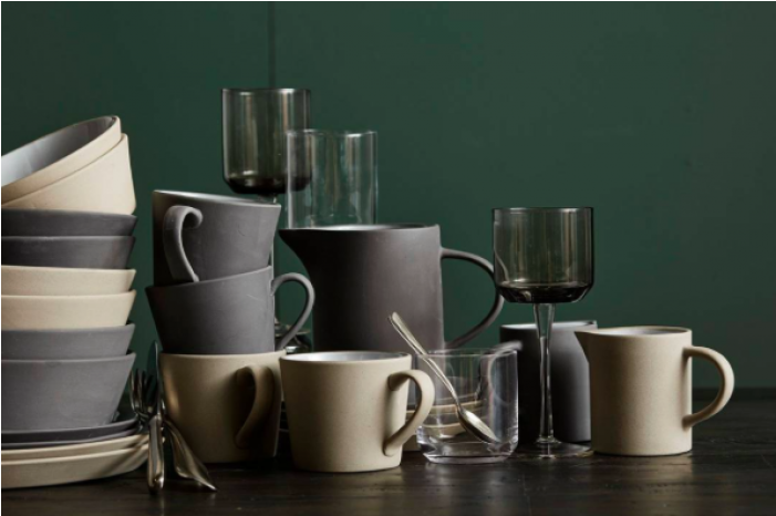 Black Stone Milk Jug - Coffee Cup (700x700), Png Download