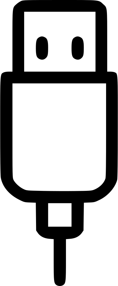 Png File - Usb Plug Icon (406x980), Png Download
