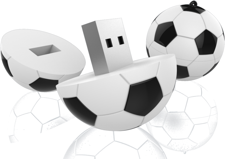 Soccer Ball Usb - Futebol De Salão (1000x623), Png Download