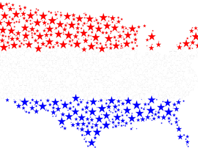 Usa Map Png Transparent Background (640x480), Png Download