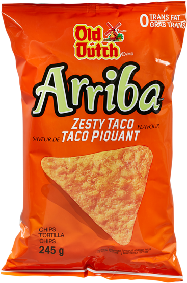S L1600 - Old Dutch Arriba Chips (580x580), Png Download