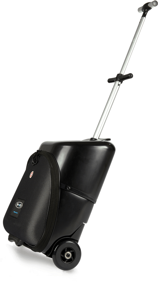 Because Of The Handles, The Kid Has More Grip While - Micro Kickboard Micro Lazy Luggage Ml0011 (800x1000), Png Download