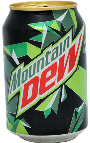 Mountain Dew Drink Can 300ml - Mountain Dew 300ml Can (550x684), Png Download