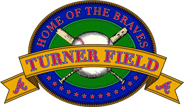 Atlanta Braves Iron On Stickers And Peel-off Decals - Turner Field (750x930), Png Download