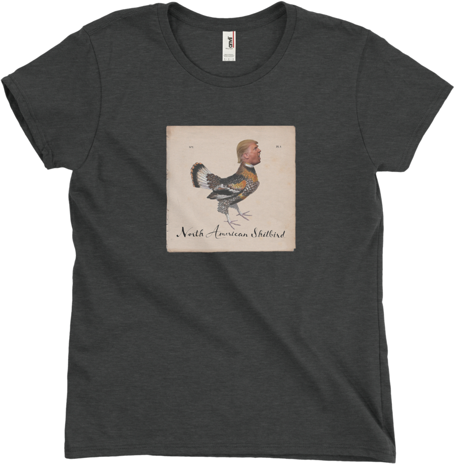 Shitbird W Heather Gray - Rooster (1000x1000), Png Download