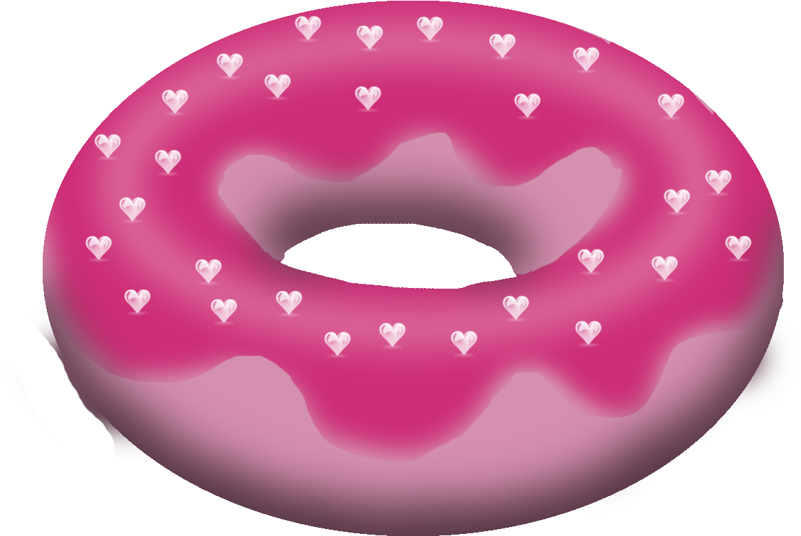 Drawn Doughnut Transparent - Illustration (1600x1600), Png Download