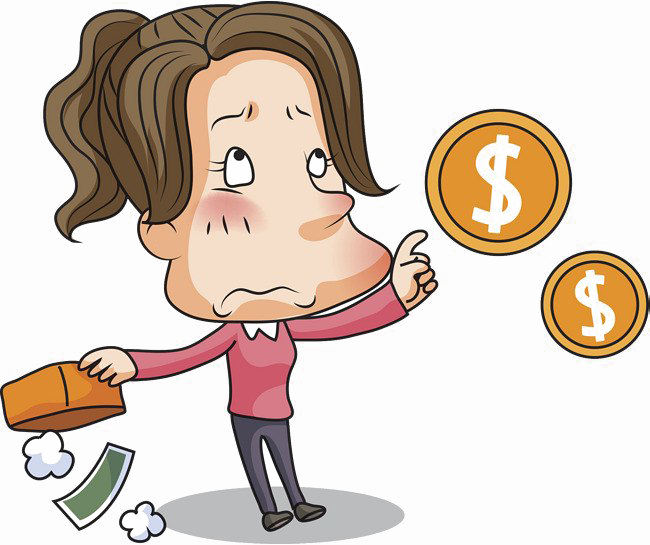 Poor Png Image - Contas A Pagar Desenho (650x545), Png Download