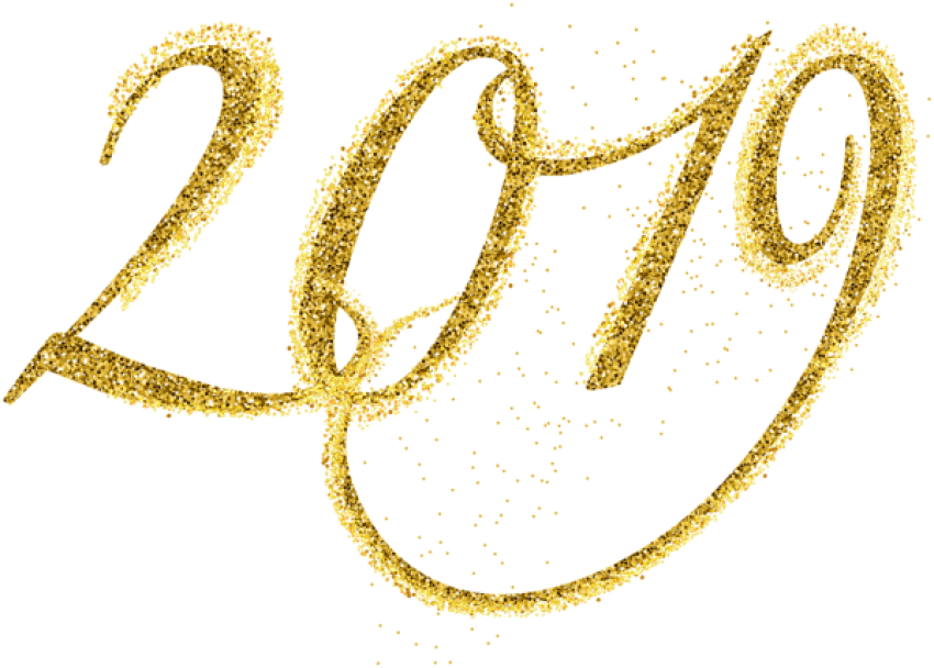 Free Png 2019 Decorative Golden Png - Calligraphy (850x608), Png Download