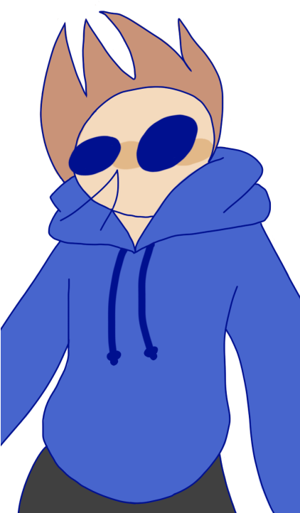 Ew Scribble Tom - Cartoon (421x750), Png Download