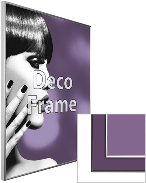 Deco Frame With Print - Graphic Design (778x639), Png Download