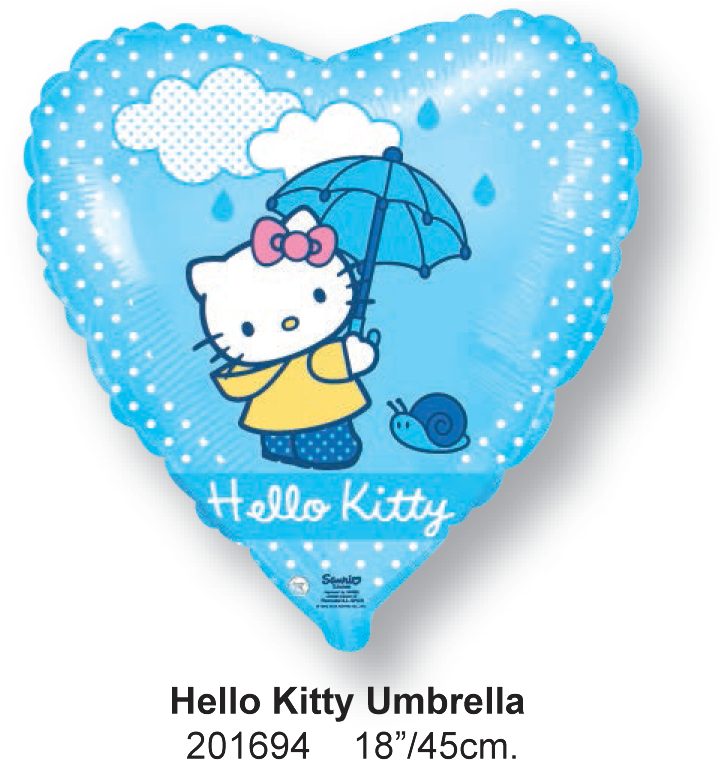 Hello Kitty Umbrella - Hello Kitty Rain (760x760), Png Download