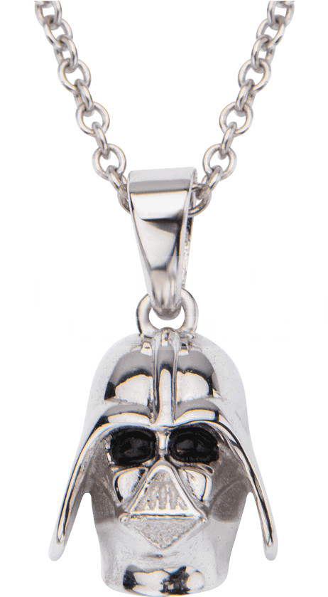 Womens Sterling Silver 3d Darth Vader Helmet Necklace - Jewelry Disco (850x850), Png Download