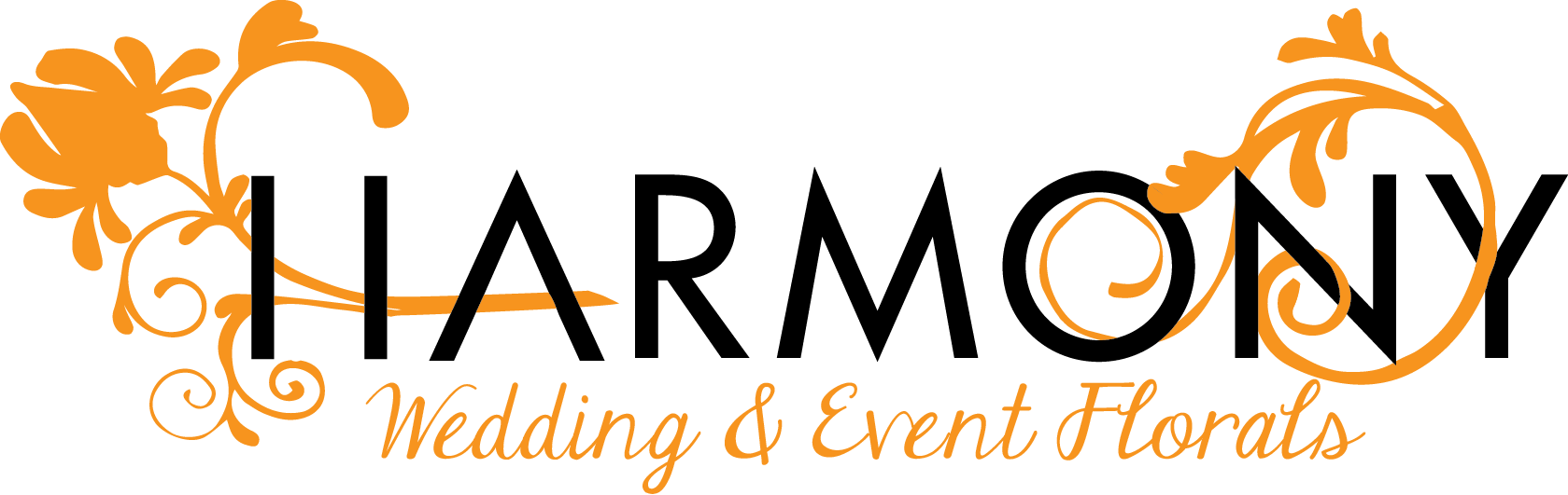 Harmony Florals Logo - Harmony Events (1679x531), Png Download