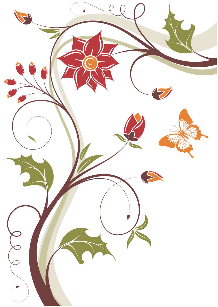 Arabescos Florais Coloridos Png (1201x1200), Png Download