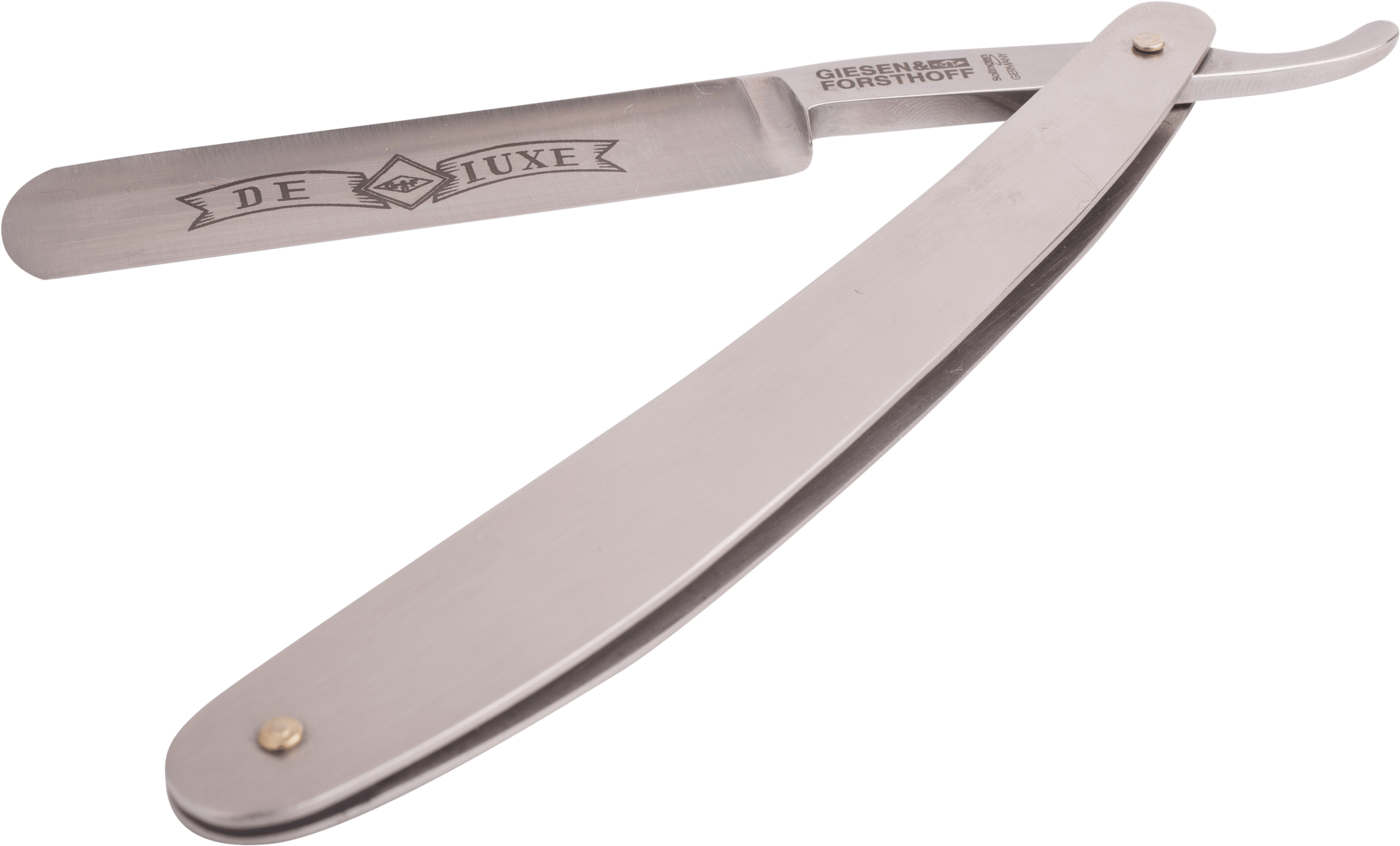 Giesen & Forsthoff De Luxe Straight Razor Rakkniv - Blade (3433x2072), Png Download