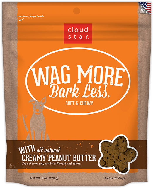 Cloud Star Wag More Bark Less Soft And Chewy Creamy - Dog Treats (650x650), Png Download