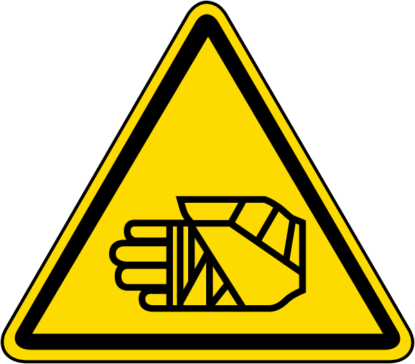 Chemical Burn Warning Label - Biological Hazard Warning Sign (600x526), Png Download