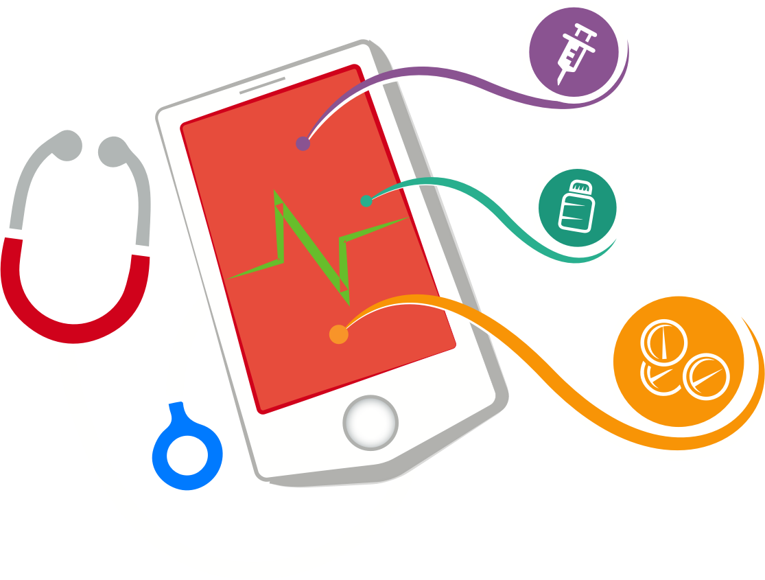 Top Banner Vector - Mobile Phone (1115x845), Png Download