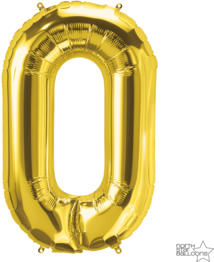 34″ Inch Gold Foil Balloon $6 (600x600), Png Download