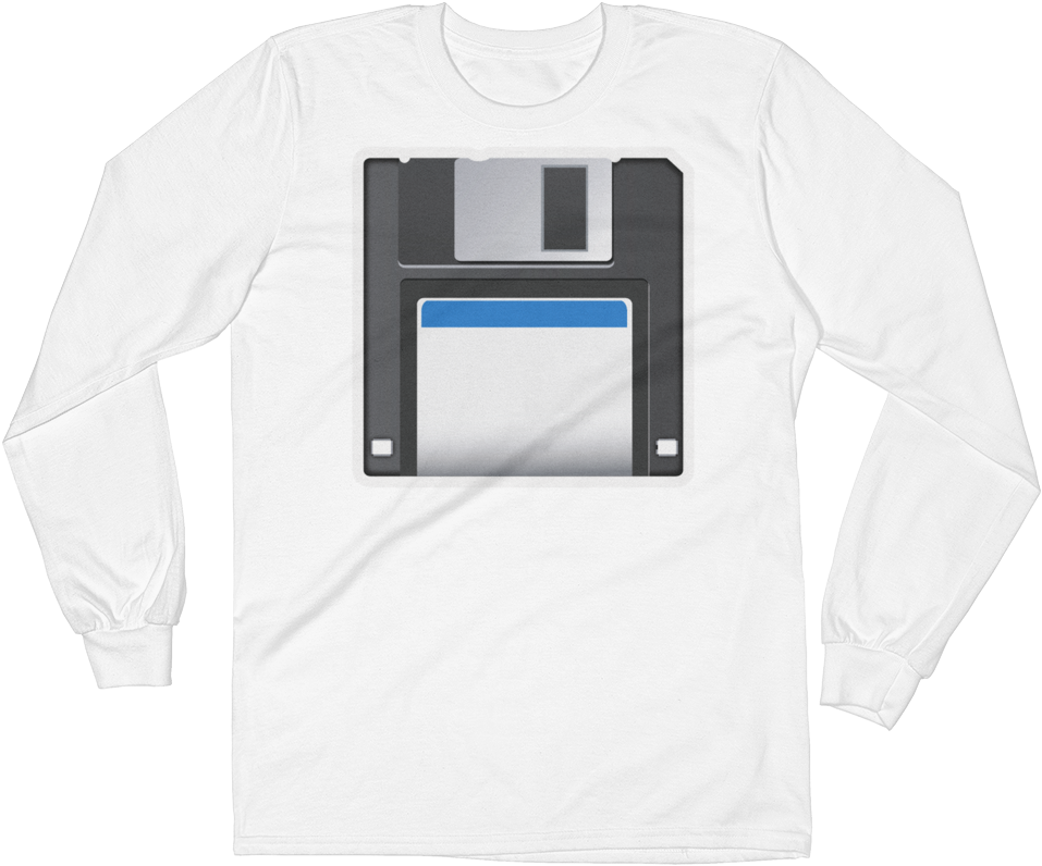 Men's Emoji Long Sleeve T-shirt - Long-sleeved T-shirt (1000x1000), Png Download